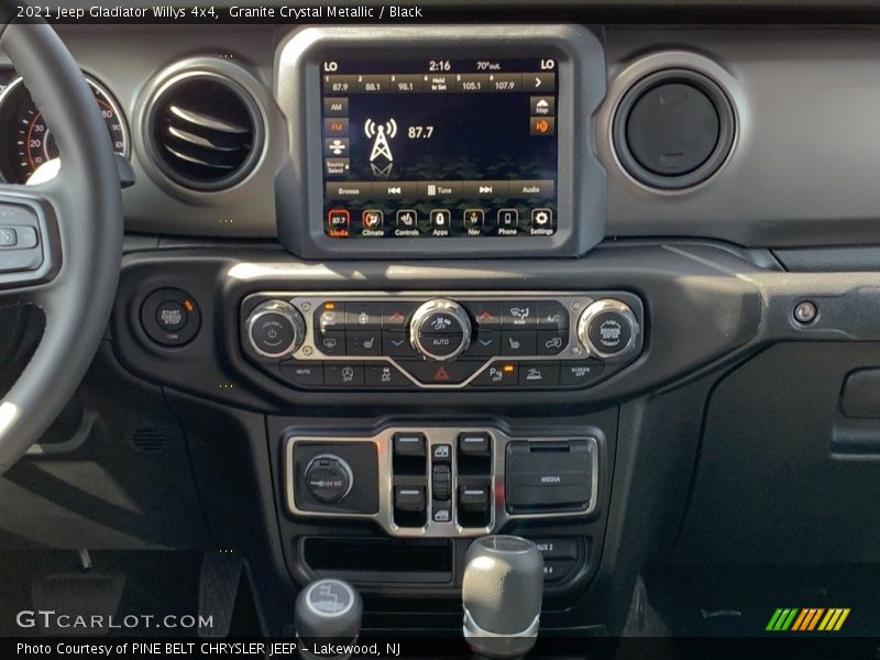 Granite Crystal Metallic / Black 2021 Jeep Gladiator Willys 4x4
