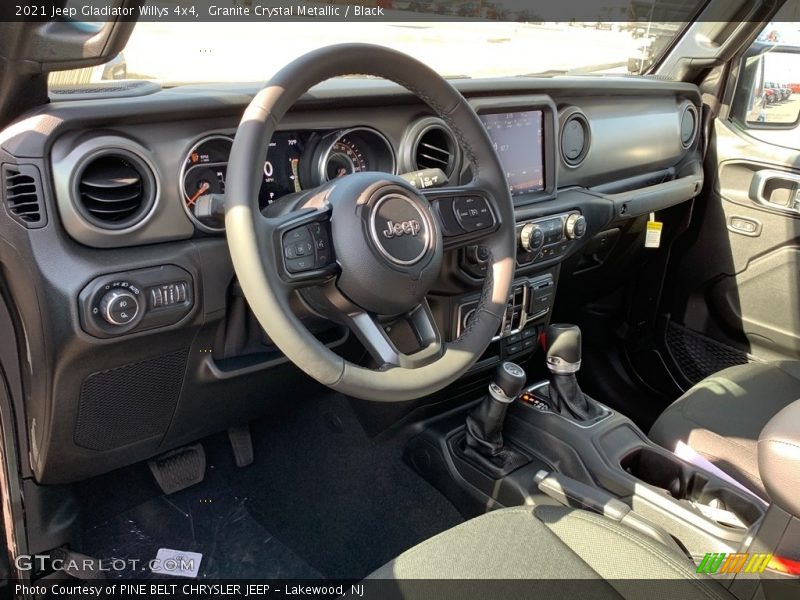 Granite Crystal Metallic / Black 2021 Jeep Gladiator Willys 4x4