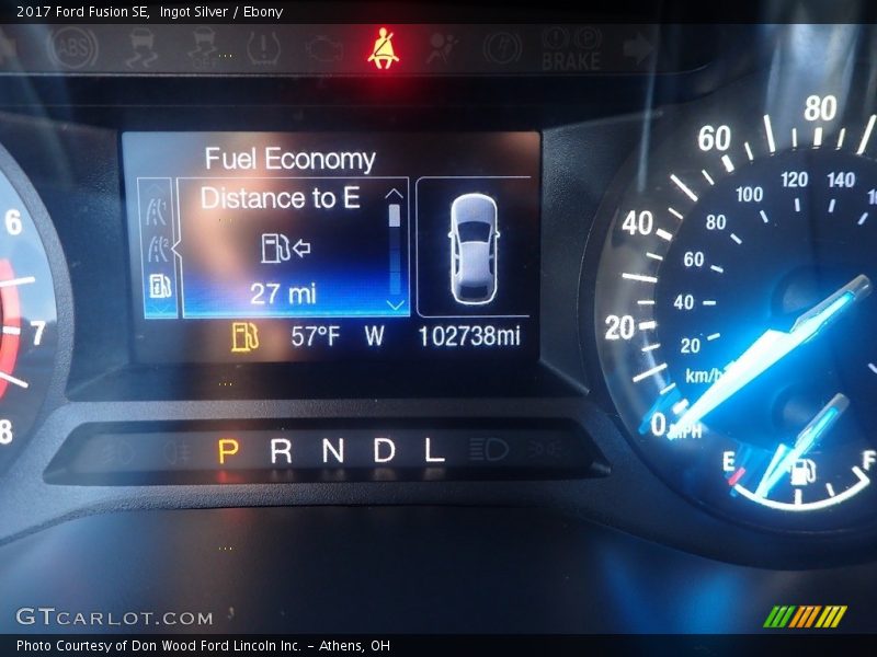 Ingot Silver / Ebony 2017 Ford Fusion SE