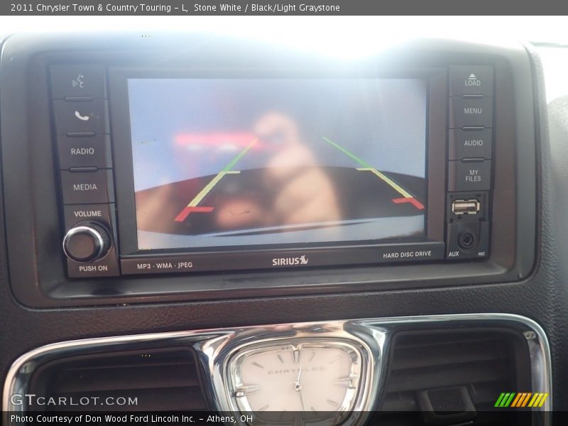 Stone White / Black/Light Graystone 2011 Chrysler Town & Country Touring - L