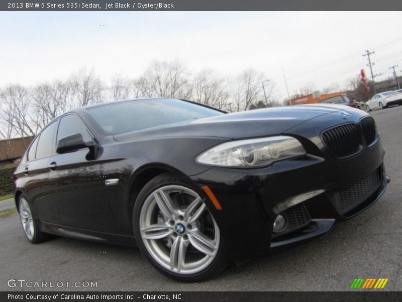 Jet Black / Oyster/Black 2013 BMW 5 Series 535i Sedan