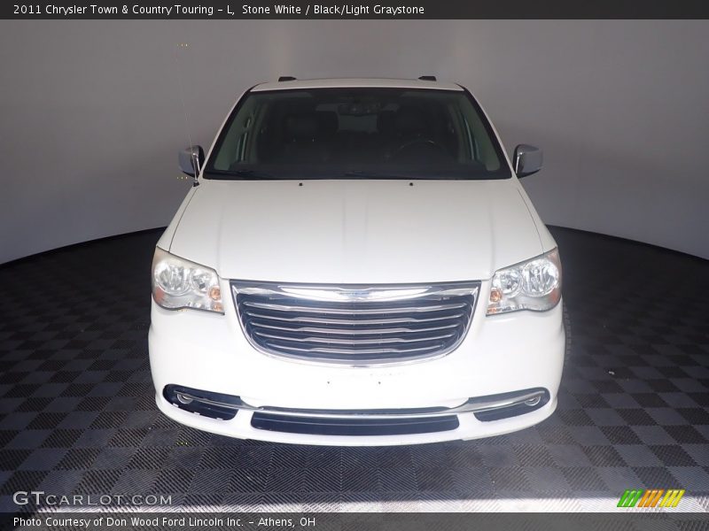 Stone White / Black/Light Graystone 2011 Chrysler Town & Country Touring - L