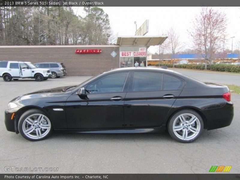 Jet Black / Oyster/Black 2013 BMW 5 Series 535i Sedan