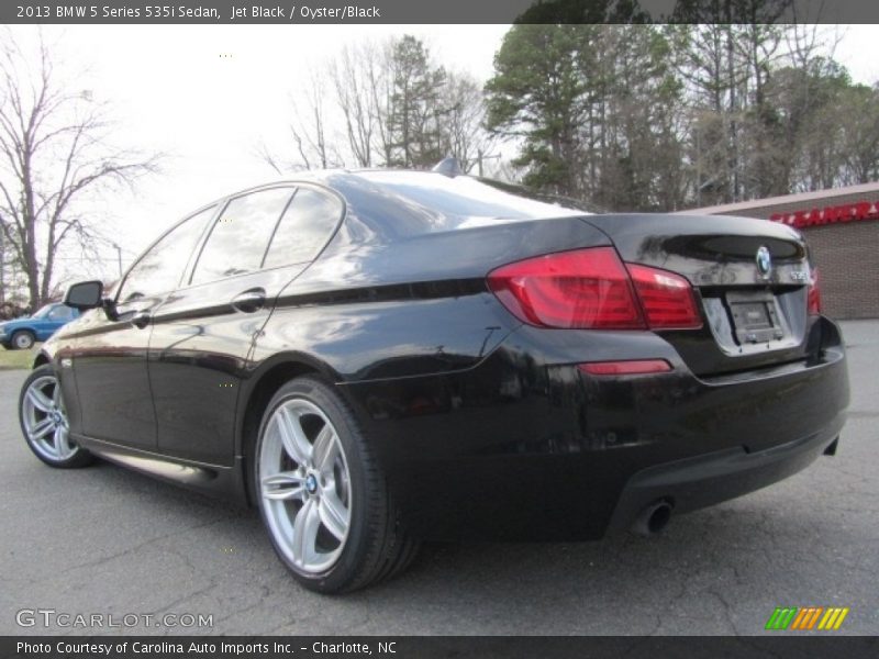 Jet Black / Oyster/Black 2013 BMW 5 Series 535i Sedan