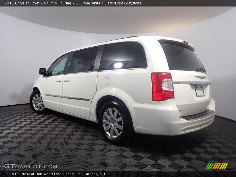 Stone White / Black/Light Graystone 2011 Chrysler Town & Country Touring - L