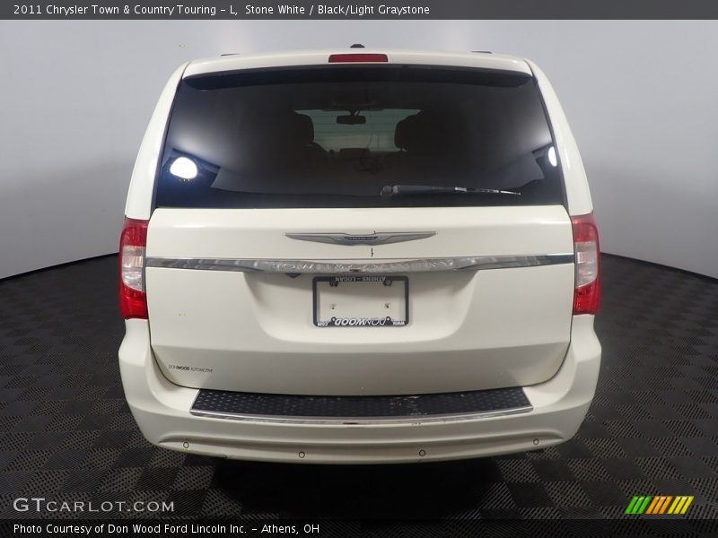 Stone White / Black/Light Graystone 2011 Chrysler Town & Country Touring - L