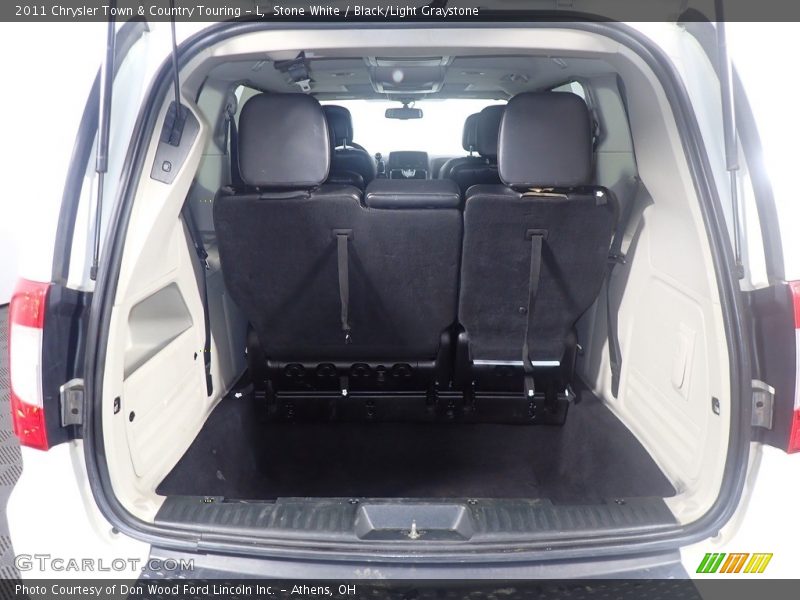 Stone White / Black/Light Graystone 2011 Chrysler Town & Country Touring - L