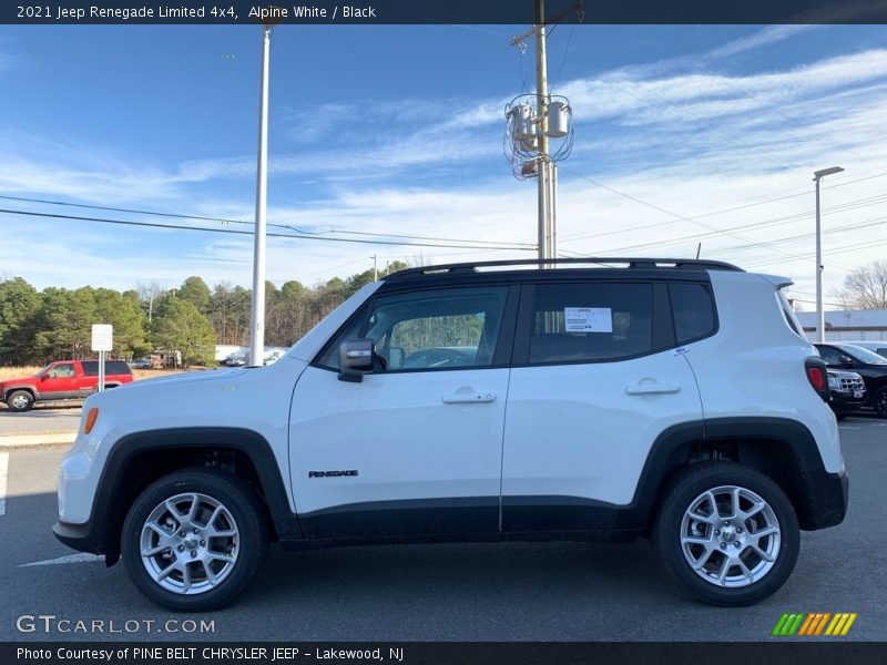 Alpine White / Black 2021 Jeep Renegade Limited 4x4