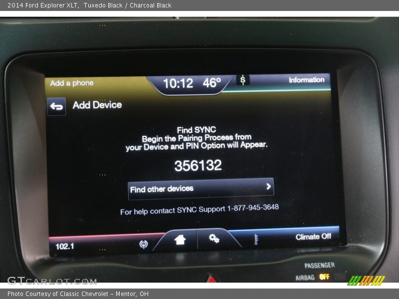 Tuxedo Black / Charcoal Black 2014 Ford Explorer XLT