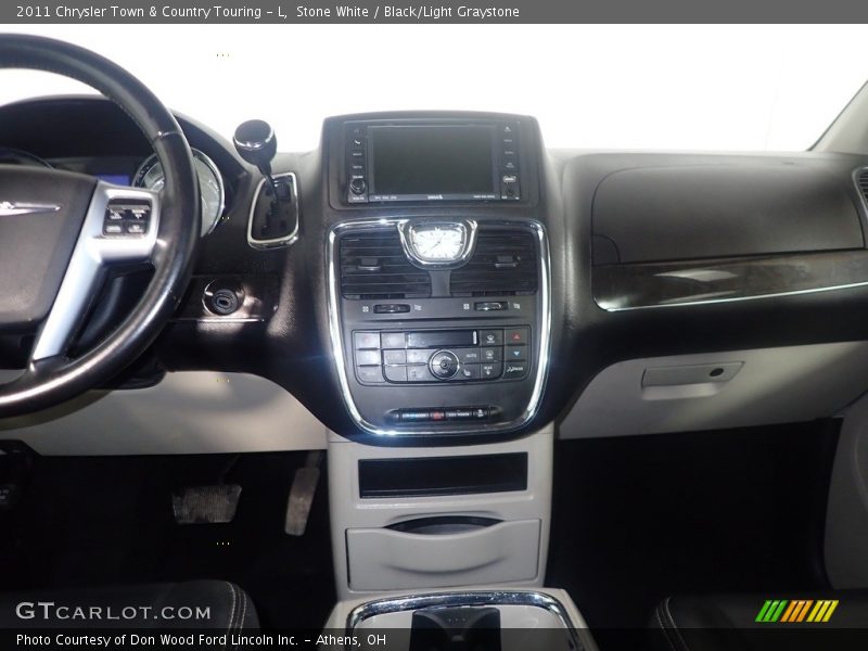 Stone White / Black/Light Graystone 2011 Chrysler Town & Country Touring - L