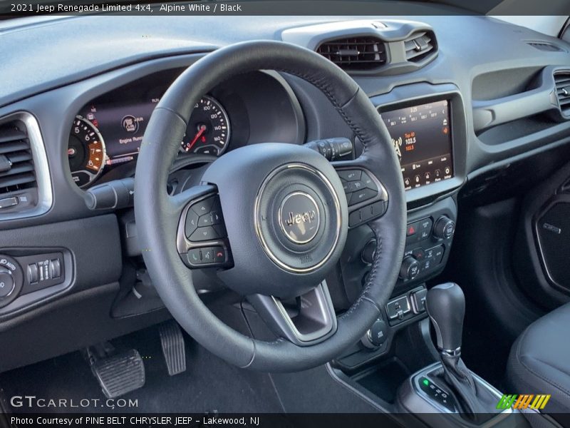 Dashboard of 2021 Renegade Limited 4x4