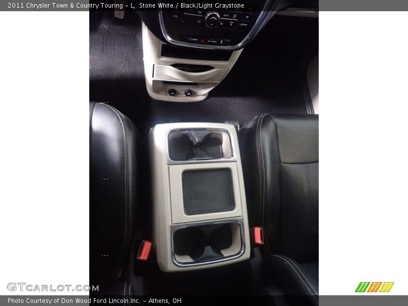 Stone White / Black/Light Graystone 2011 Chrysler Town & Country Touring - L