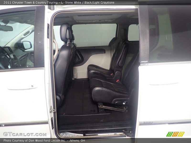 Stone White / Black/Light Graystone 2011 Chrysler Town & Country Touring - L
