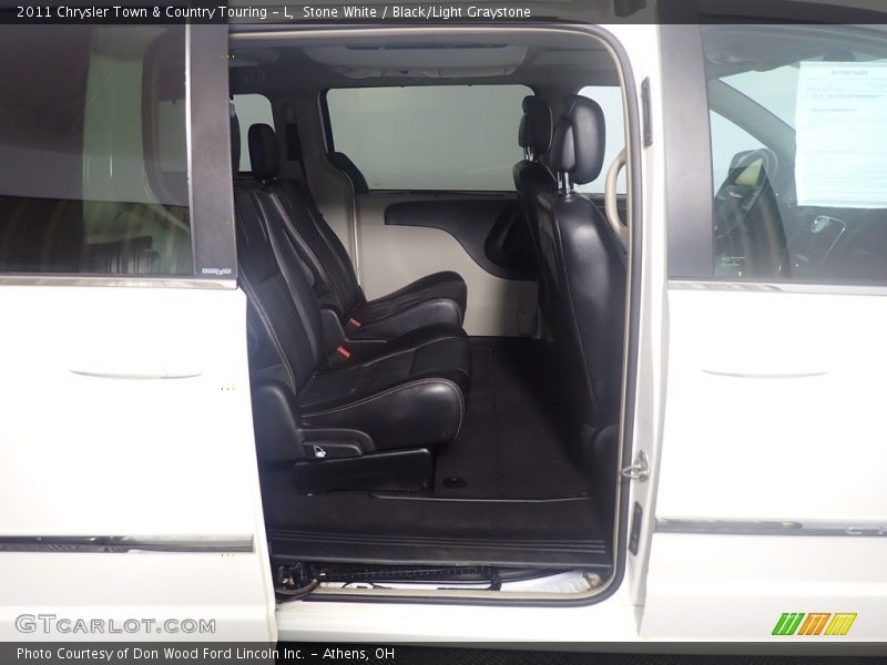 Stone White / Black/Light Graystone 2011 Chrysler Town & Country Touring - L