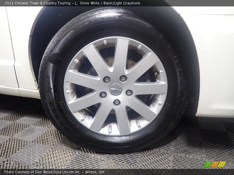 Stone White / Black/Light Graystone 2011 Chrysler Town & Country Touring - L