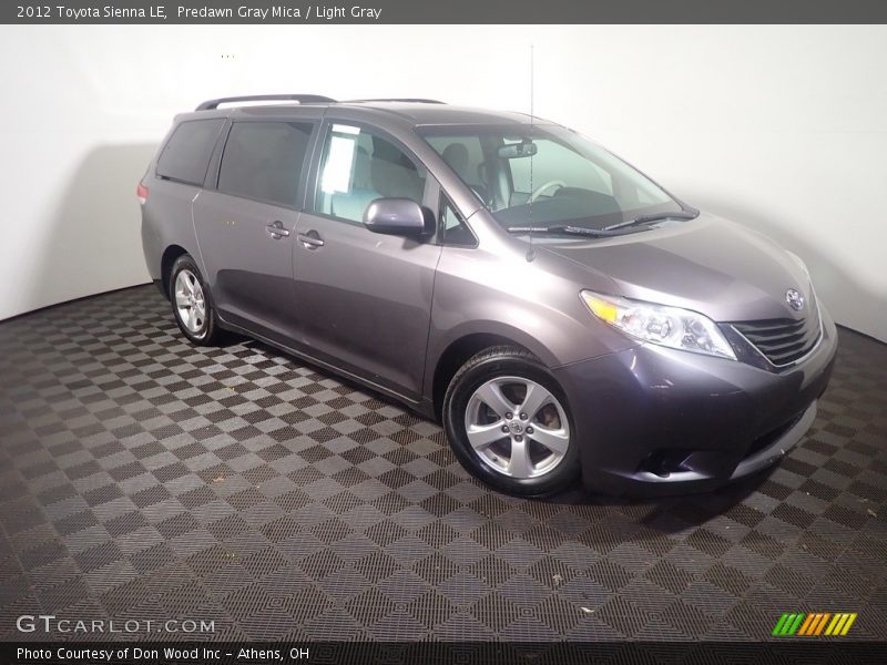 Predawn Gray Mica / Light Gray 2012 Toyota Sienna LE