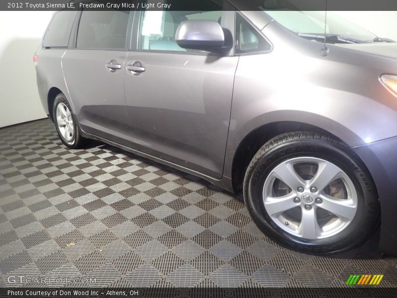 Predawn Gray Mica / Light Gray 2012 Toyota Sienna LE