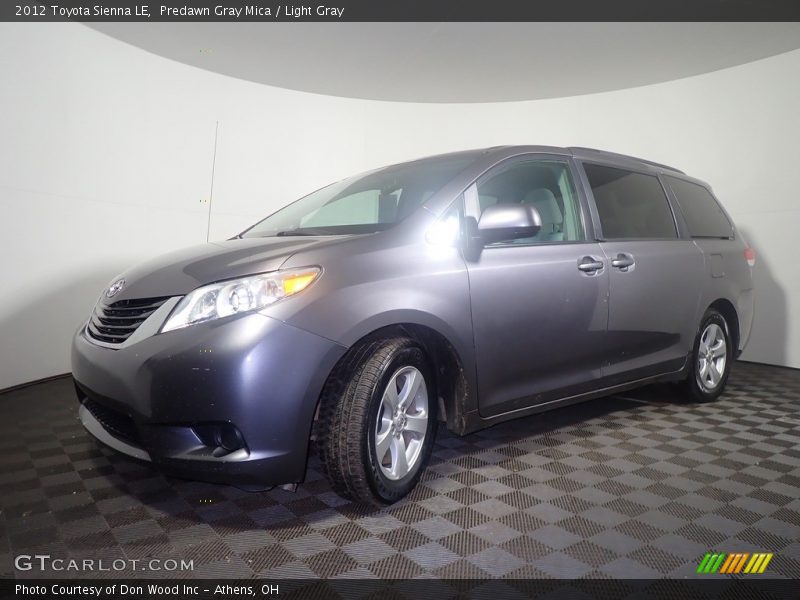 Predawn Gray Mica / Light Gray 2012 Toyota Sienna LE