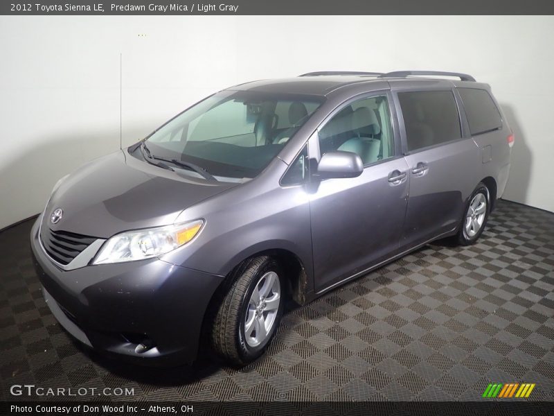 Predawn Gray Mica / Light Gray 2012 Toyota Sienna LE