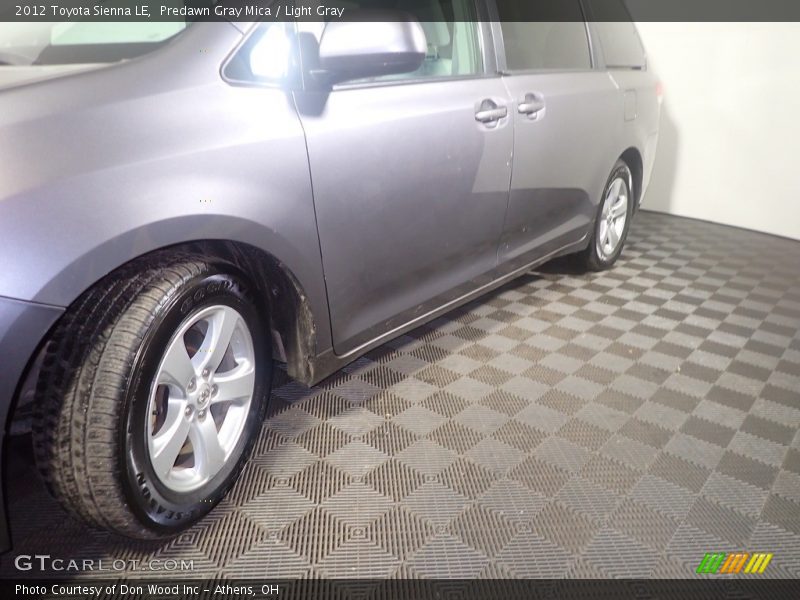 Predawn Gray Mica / Light Gray 2012 Toyota Sienna LE