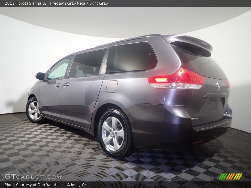 Predawn Gray Mica / Light Gray 2012 Toyota Sienna LE