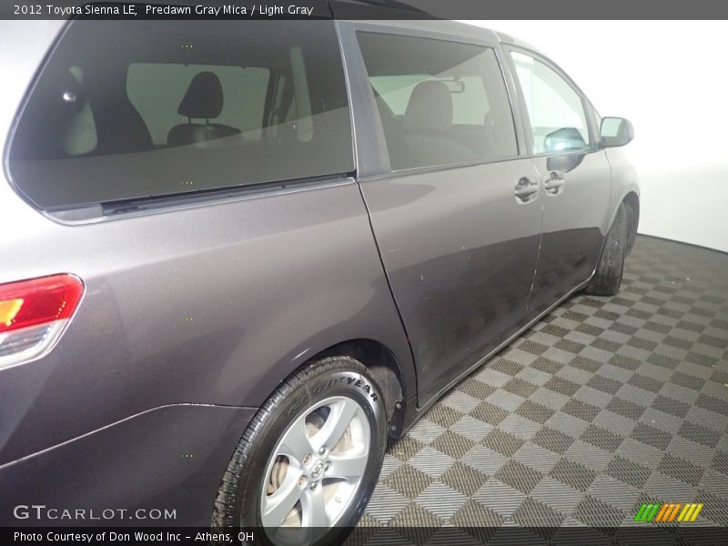 Predawn Gray Mica / Light Gray 2012 Toyota Sienna LE