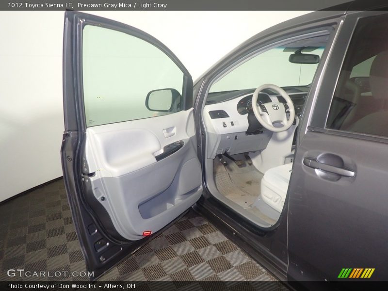 Predawn Gray Mica / Light Gray 2012 Toyota Sienna LE