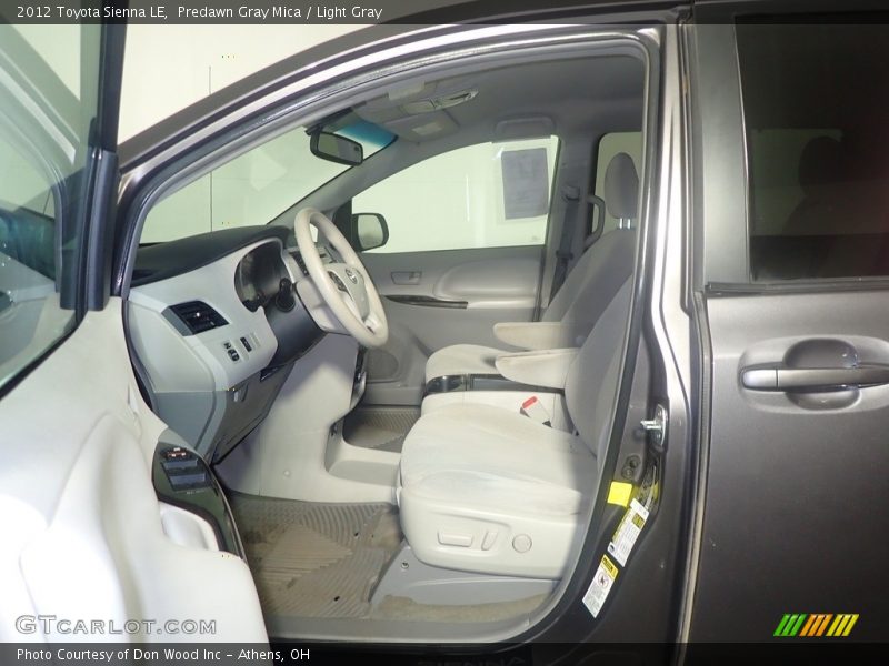 Predawn Gray Mica / Light Gray 2012 Toyota Sienna LE