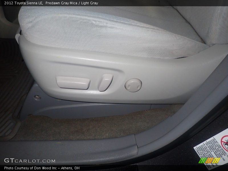 Predawn Gray Mica / Light Gray 2012 Toyota Sienna LE