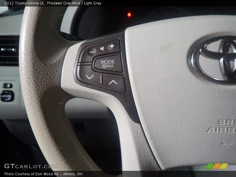 Predawn Gray Mica / Light Gray 2012 Toyota Sienna LE