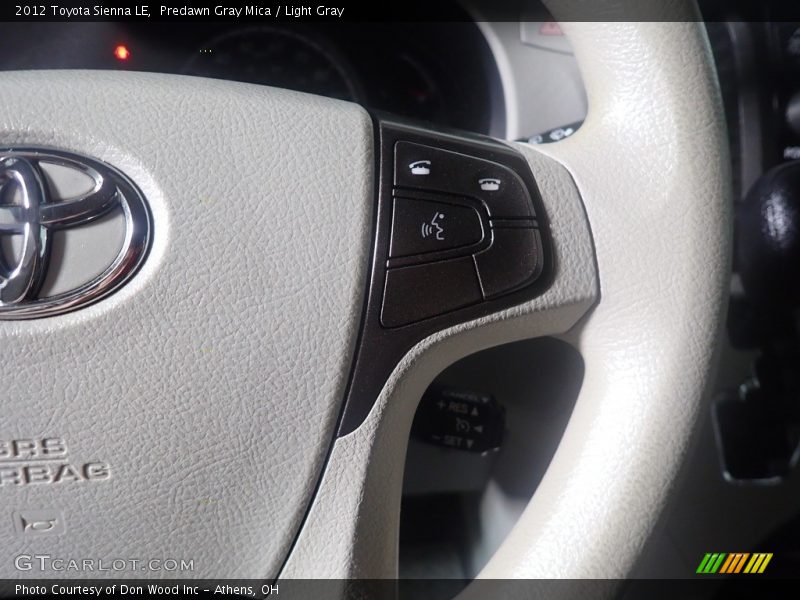 Predawn Gray Mica / Light Gray 2012 Toyota Sienna LE