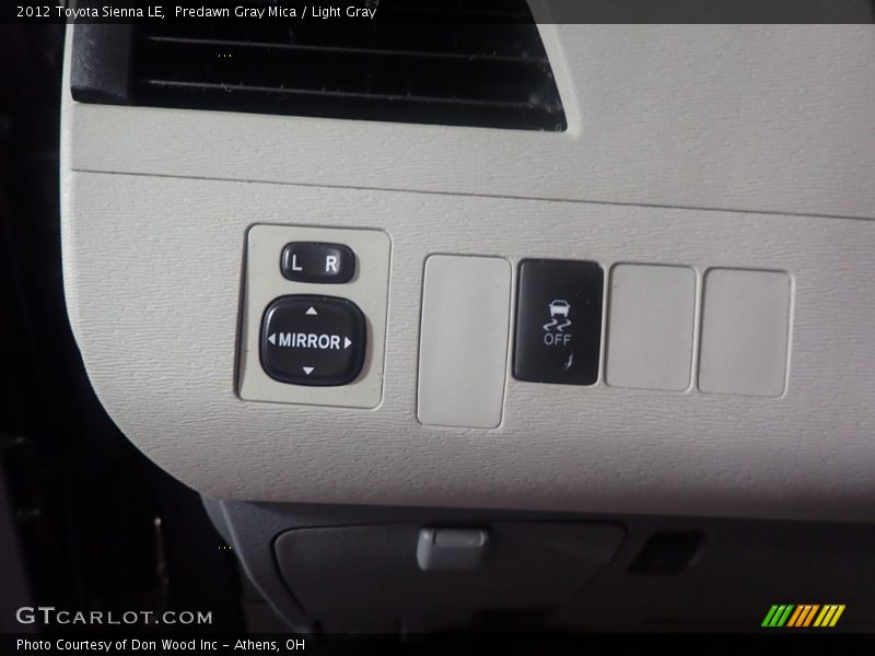 Predawn Gray Mica / Light Gray 2012 Toyota Sienna LE