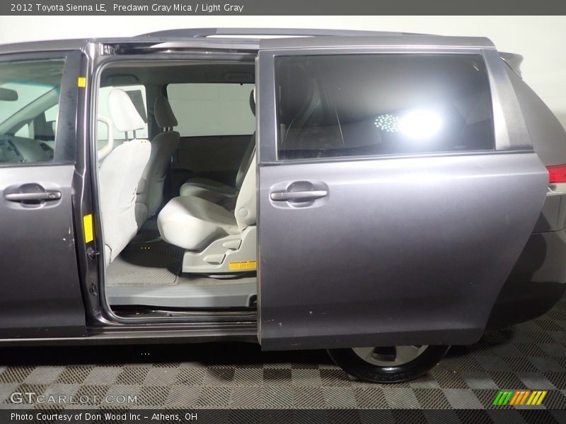 Predawn Gray Mica / Light Gray 2012 Toyota Sienna LE