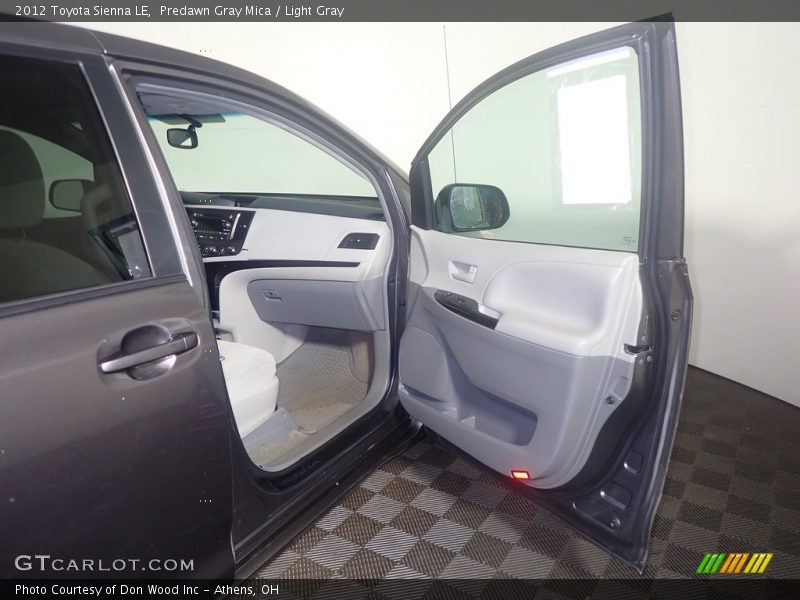 Predawn Gray Mica / Light Gray 2012 Toyota Sienna LE