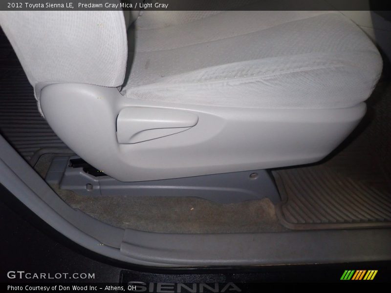Predawn Gray Mica / Light Gray 2012 Toyota Sienna LE