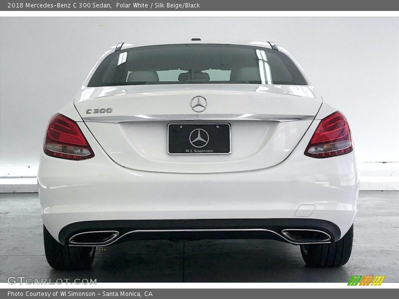 Polar White / Silk Beige/Black 2018 Mercedes-Benz C 300 Sedan