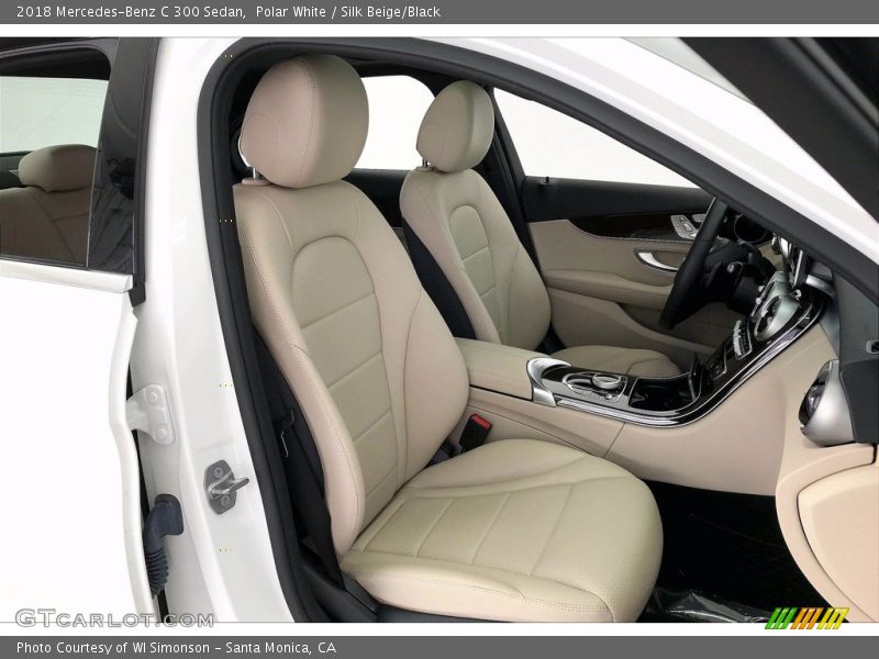 Polar White / Silk Beige/Black 2018 Mercedes-Benz C 300 Sedan