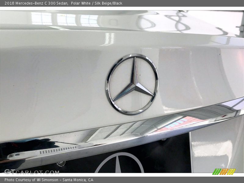 Polar White / Silk Beige/Black 2018 Mercedes-Benz C 300 Sedan