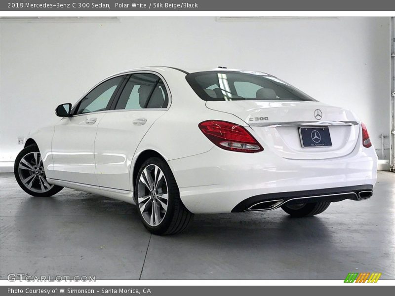 Polar White / Silk Beige/Black 2018 Mercedes-Benz C 300 Sedan