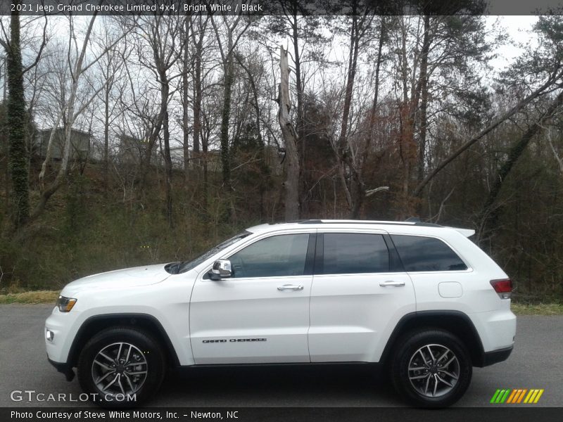 Bright White / Black 2021 Jeep Grand Cherokee Limited 4x4