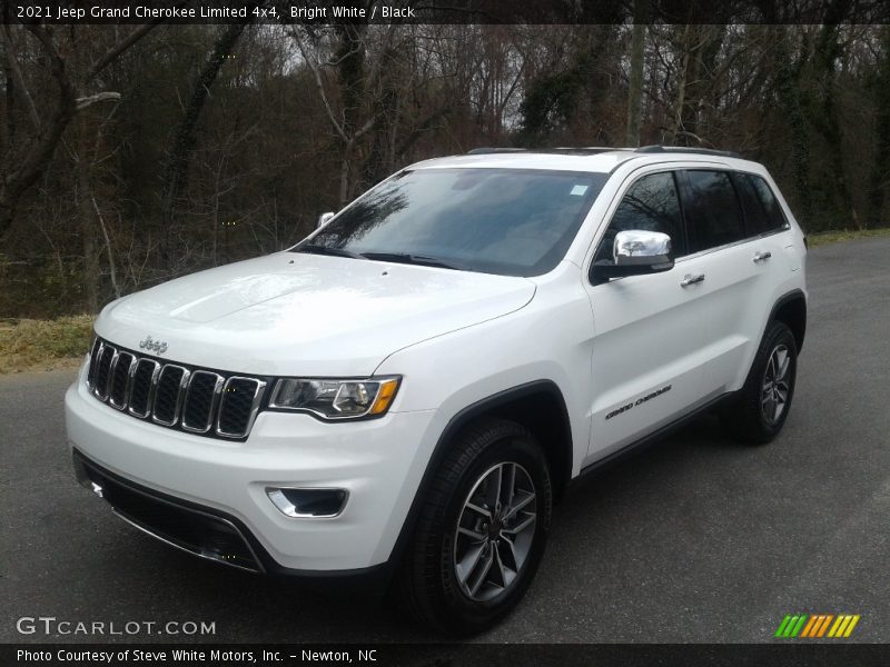 Bright White / Black 2021 Jeep Grand Cherokee Limited 4x4
