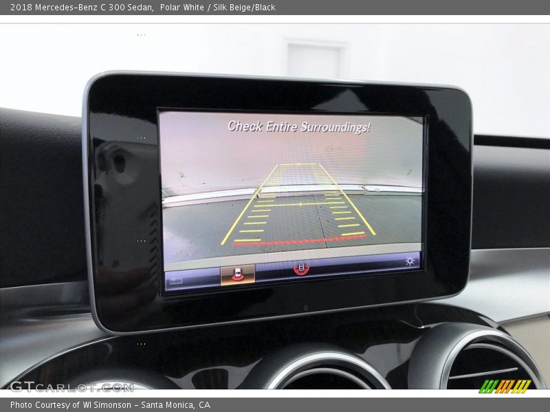 Polar White / Silk Beige/Black 2018 Mercedes-Benz C 300 Sedan