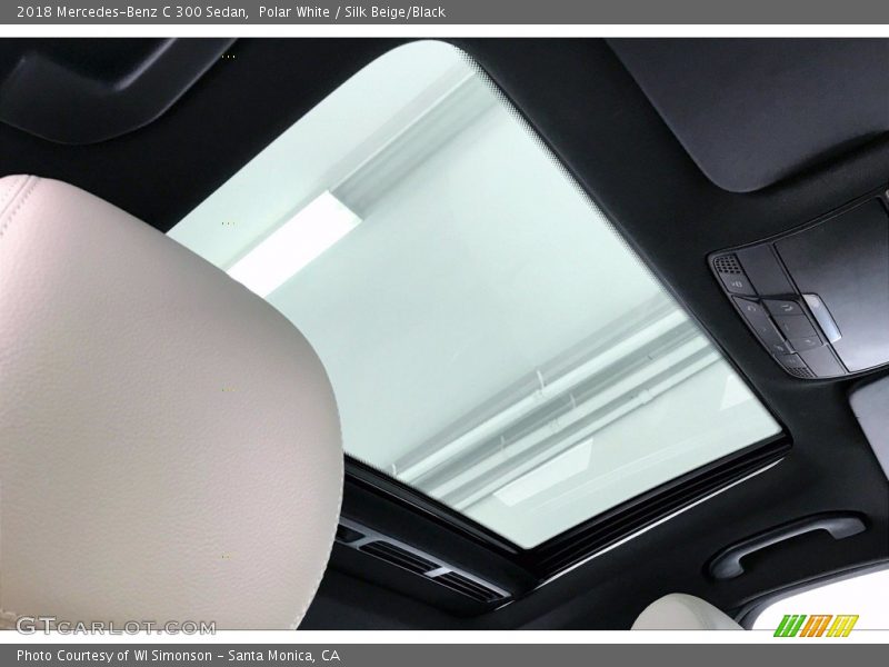 Polar White / Silk Beige/Black 2018 Mercedes-Benz C 300 Sedan
