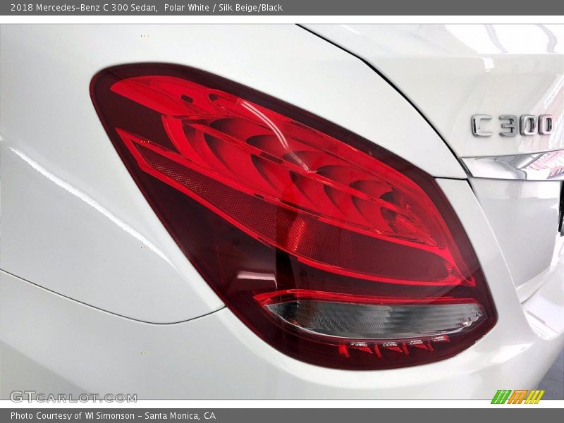 Polar White / Silk Beige/Black 2018 Mercedes-Benz C 300 Sedan