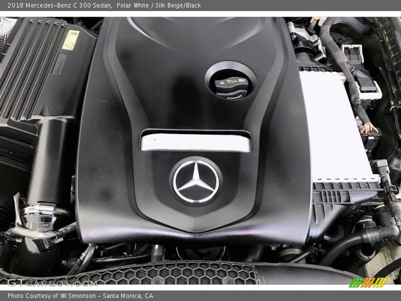 Polar White / Silk Beige/Black 2018 Mercedes-Benz C 300 Sedan