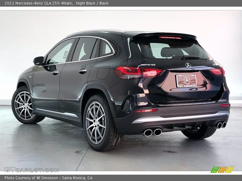 Night Black / Black 2021 Mercedes-Benz GLA 250 4Matic