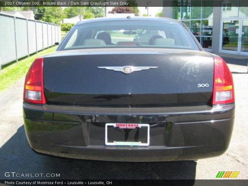 Brilliant Black / Dark Slate Gray/Light Slate Gray 2007 Chrysler 300