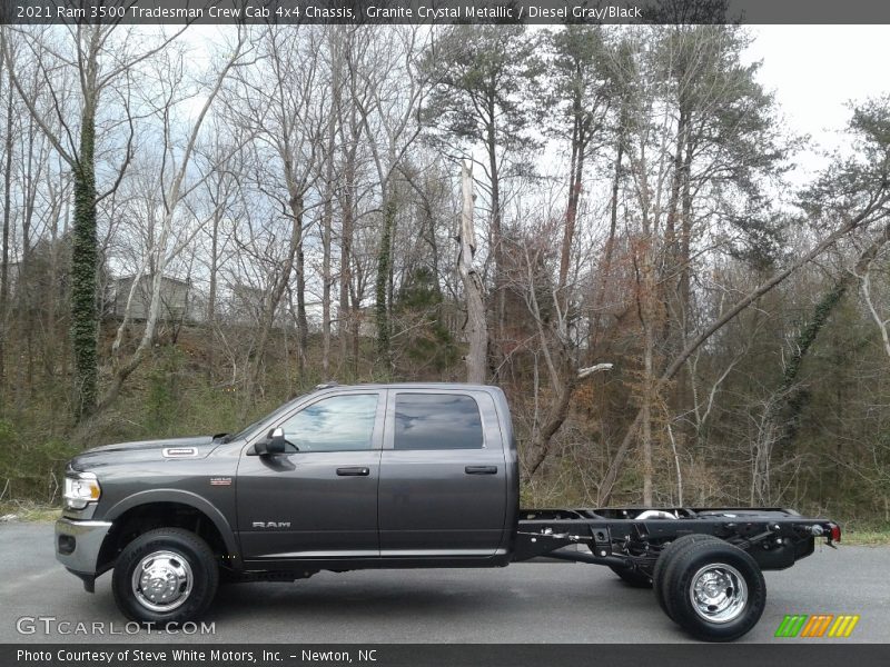 Granite Crystal Metallic / Diesel Gray/Black 2021 Ram 3500 Tradesman Crew Cab 4x4 Chassis