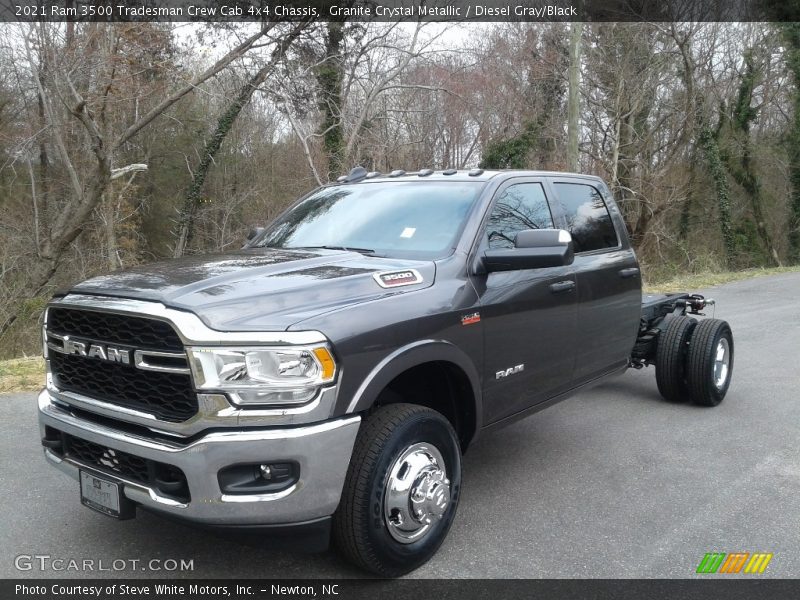 Granite Crystal Metallic / Diesel Gray/Black 2021 Ram 3500 Tradesman Crew Cab 4x4 Chassis