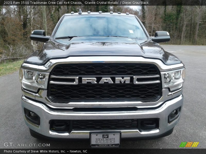 Granite Crystal Metallic / Diesel Gray/Black 2021 Ram 3500 Tradesman Crew Cab 4x4 Chassis